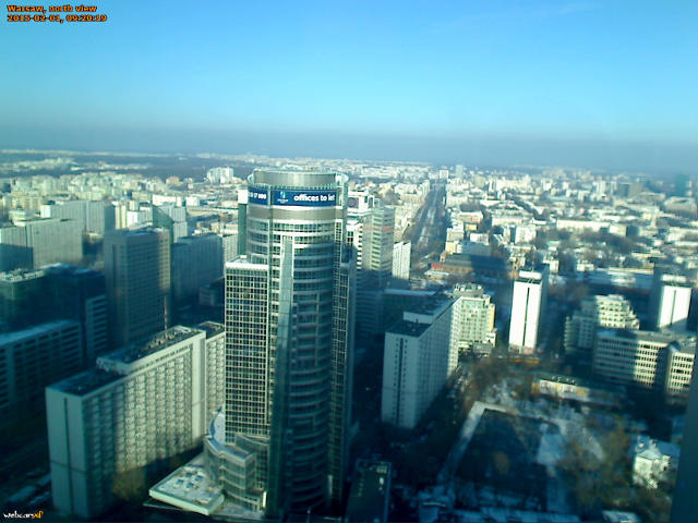 PZU Tower z kamery w Warszawie